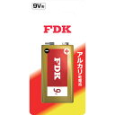FDK アルカリ乾電池9V形 ブリスターパック 6LR61(B)
