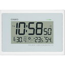 カシオ 電波掛け時計 260*180*厚み35mm 白 IDL-100J-7JF