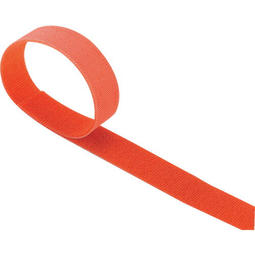 TRUSCO マジックバンド[[R下]]結束テープ両面幅20mm長さ30mオレンジ MKT20W