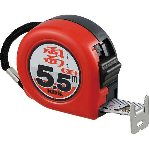 ●移動爪●ロックタイプ●JIS1級●両面目盛●455mmピッチ表示：あり●ブレーキ機構：あり●ショックアブソーバー：あり●ベルトフック付き●パイプのアールに沿うのでマーキングが正確です(パイプ・角材測定に最適)。●裏面を引っ掛けて測る鬼爪付です。●テープ引き込み時に減速が可能なダブルブレーキ機構付です。●管材の寸法測定用に。リニューアルに伴い、パッケージ・内容等予告なく変更する場合がございます。予めご了承ください。広告文責：楽天グループ株式会社050-5212-8316