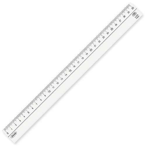 共栄プラスチック　メタクリル直線定規　30cm A-2030