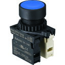 TRUSCO 押しボタンスイッチ 25 1a-1b 青 25P-1A1BM-B
