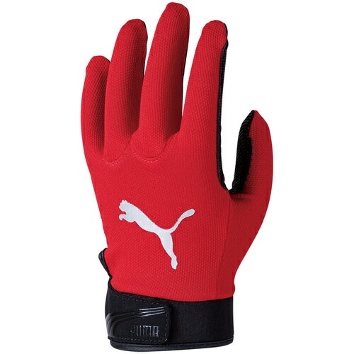 PUMA 合成皮革手袋 レッド M CM-6001-RD-M
