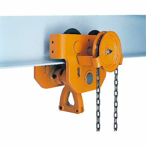 KITOユニバーサルギヤードトロリTSG形定格荷重5tハンドチェーン二つ折長さ3.5mTSG050