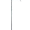 緑十字 のぼり用ポール(のぼり竿) 黒 ノボリ用ポールA-BK 全長1600〜2900mm 2段伸縮式 255102(4)