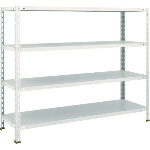 TRUSCO スチールラック 軽量棚 中棚ボルトレス型1500X450X1200 4段 L45X-14