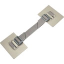 家具・キャビネット転倒防止粘着金具 ティープレートベルトタイプ(グレー)2個入り 耐荷重約360kg(2個使用時) TPB-7090G