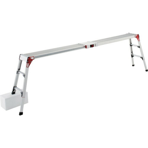 ハセガワ 天板・脚部伸縮式足場台 DSL型 3段 DSL1.0-2709