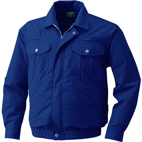 空調服 ポリエステル製フルハーネス仕様空調服[[R上]] ウエアのみ ダークブルー L KU9054FC14S3