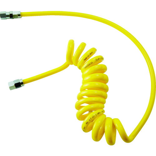 TRUSCO エアコイルホース スパイラルエアホース 6.5*10mm 2m SAH-1003