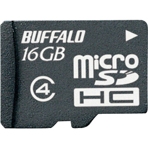 BUFFALO 防水仕様 Class4対応 microSDHCカード 16GB RMSD-BS16GB