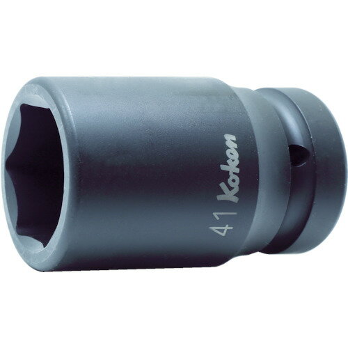 コーケン 薄肉インパクトセミディープソケット 対辺38 差込角25.4全長85　18301X38