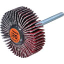 TRUSCO セラミックフラップホイール 軸径3mm #80 外径30*幅10*軸長30 (10個入) TCF3010-CE-80