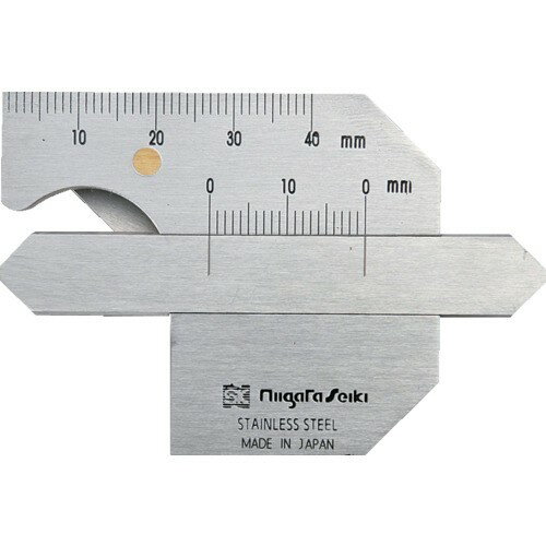 SK溶接ゲージ(脚長／余盛／すみ肉のど厚／開先角度／ルート間隔)WG-1