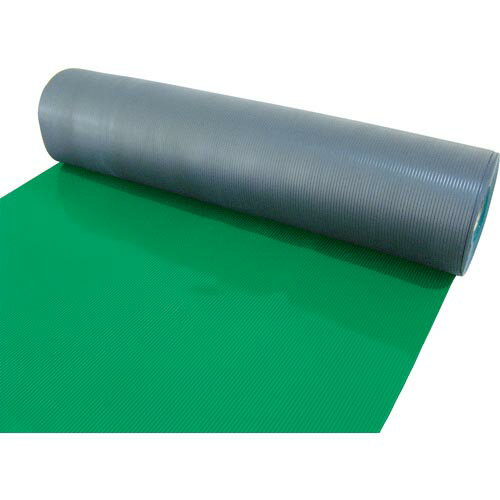 TRUSCO 塩ビマット B山 グリーン 1.5mmX915mmX20m TEBM-920-GN...