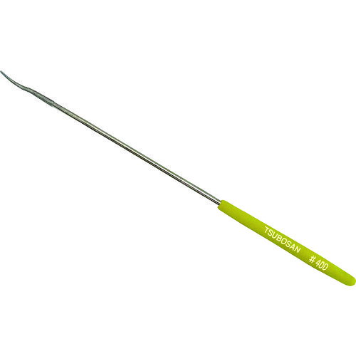 ツボサン ダイヤモンドヤスリ 片コテ カギ丸 #400 TDKM40J