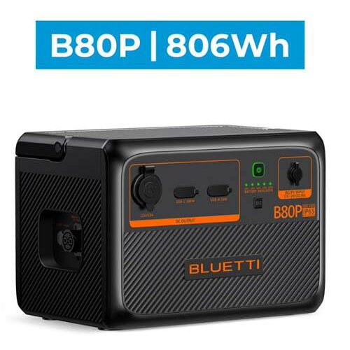 ブルーティ(BLUETTI)　拡張バッテリー　B80P（AC60P用）