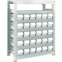TRUSCO スチールラック M3型中量棚 H1800 樹脂NG引出付 小X12 M3-6357-E12