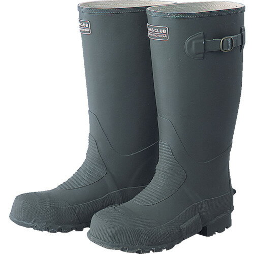 福山ゴム 土木作業長靴緑25.5cm　DSL