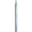 エイト 六角棒ビット テーパーヘッド 対辺6.35mm 溝9mm 単品 EA642.5MMX100