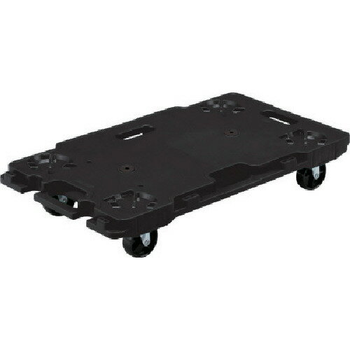 サンコー 樹脂製平台車 802462 サンキャリー6839 ブラック SK6839BK