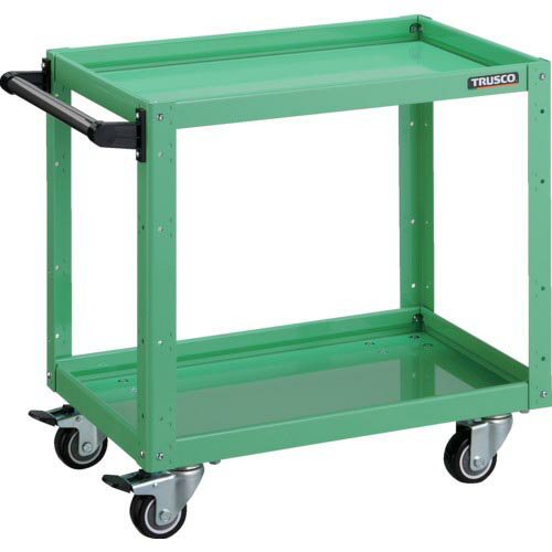 TRUSCO ツールワゴン イーグルワゴン 600*400*H600 ウレタン4輪自在 ヤンググリーン EGW-662UJ-YG