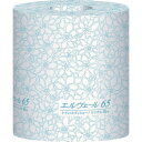 エリエール エルヴェールトイレットティシューシングル65m個包装ミシン目入り 723085