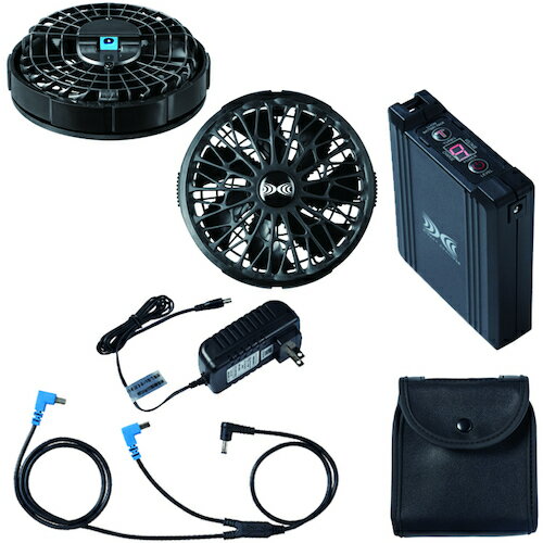 空調服 空調服[[R上]]スターターキットブラック SK23021K90