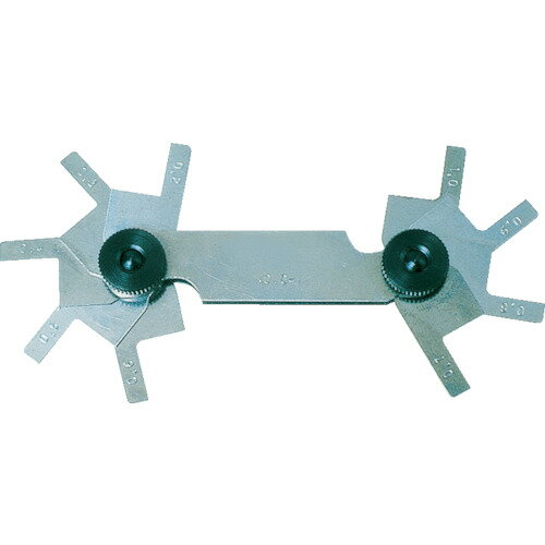 TRUSCO C面測定ゲージ 測定範囲0.2〜1.5mm 14枚組　C215