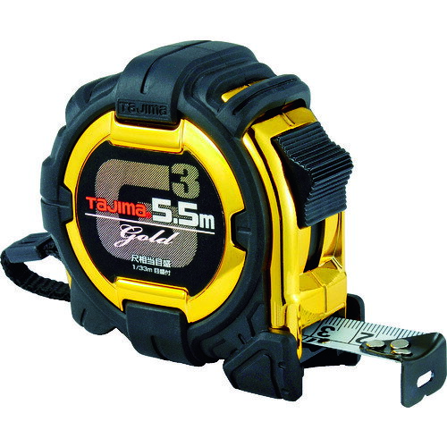 楽天市場】タジマ G3ゴールドロック 25 5.5 尺相当目盛 G3GL2555SBL