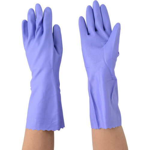 エステー モデルローブNO100ビニールNP厚手(裏植毛)Mバイオレット NO100MV