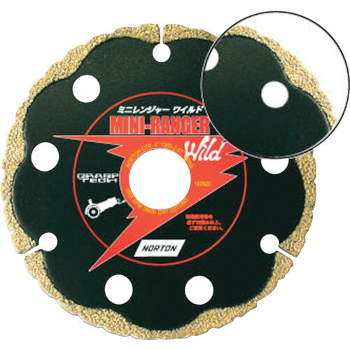 NORTON ダイヤモンドカッター ミニレンジャーワイルド125×2.2×22　22100571001