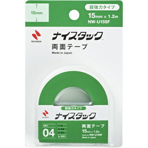 樂天商城 - ニチバン両面テープナイスタック超強力タイプNW-U15SF15mmX1.2mNW-U15SF