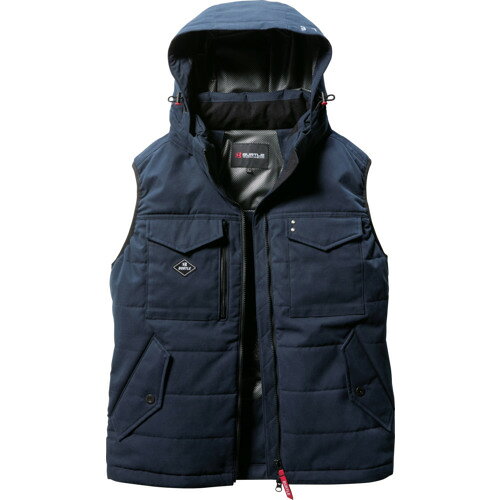 BURTLE 防寒ベスト5054-3-Mネイビー 5054-3-M