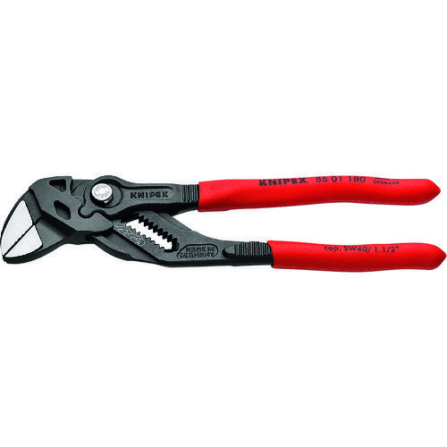 樂天商城 - KNIPEX プライヤーレンチ すべり止め付 180mm 8601-180