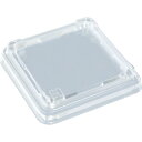 TRUSCO (売切廃番)PET製超耐寒小型容器 PETYー975975用蓋 透明 100枚入 PETY-975975F(4)