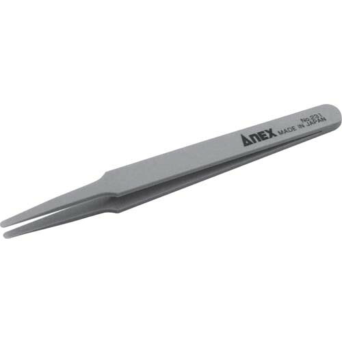 アネックス プラスチックピンセット 先丸型 120mm 231