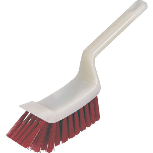 TRUSCO スクレーパー付ブラシ HACCP対応 レッド SCBR-R