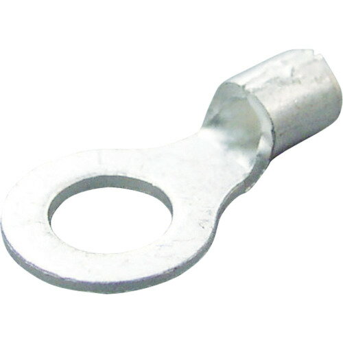 ニチフ 裸圧着端子 R形(100P)より線0.25〜1.65 外寸5.5R 1.25-3.5