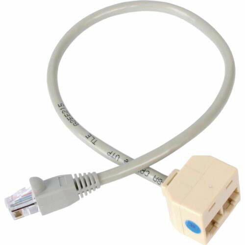 StarTech LANケーブル分岐用アダプター／2分岐／RJ45モジュラー分岐スプリッタ RJ45SPLITTER