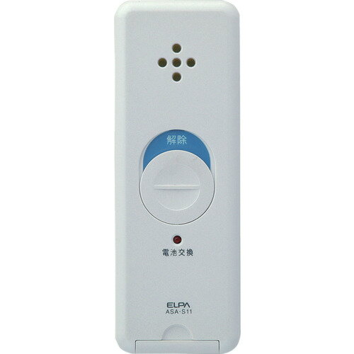 ●検知方式：衝撃検知式●電源：コイン形リチウム電池CR2032x1個(別売)●電池寿命：約1年(1日1回、約3秒間のテスト鳴動をした場合)※電池の性能、使用状況により電池寿命は短くなる場合があります。●音量：約90dB／50cm ●本体サイ...