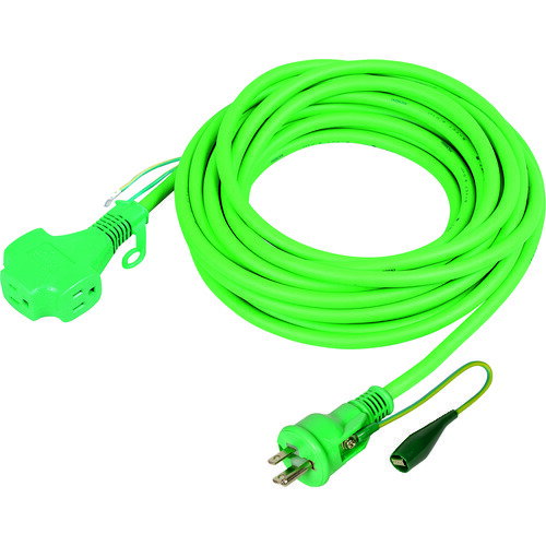日動 リペアポッキン延長コード アース付 20m 緑 PPT20EREG