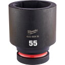 ミルウォーキー SHOCKWAVE IMPACT DUTY ディープインパクトソケット 1インチ(25.4mm)角 55mm 4932480436