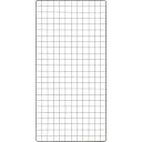 TRUSCO 棚用ディスプレイネット 金具付 600X1200 黒TN-6012 BK (600X1200)(カナグツキ) TN6012