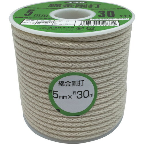 ユタカメイク 綿金剛打ロープ ボビン巻 5mm*30m　RCX3