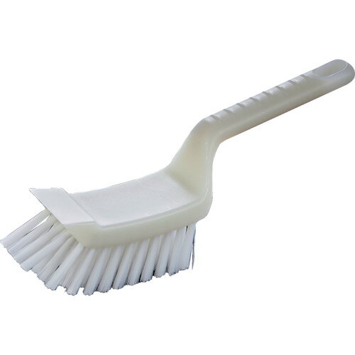 TRUSCO 耐熱スクレーパー付ブラシ HACCP対応 ホワイト HRSCBR-W
