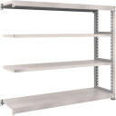 TRUSCO スチールラック M3型中量棚 1800*471*H1500 4段 連結 M3-5654B