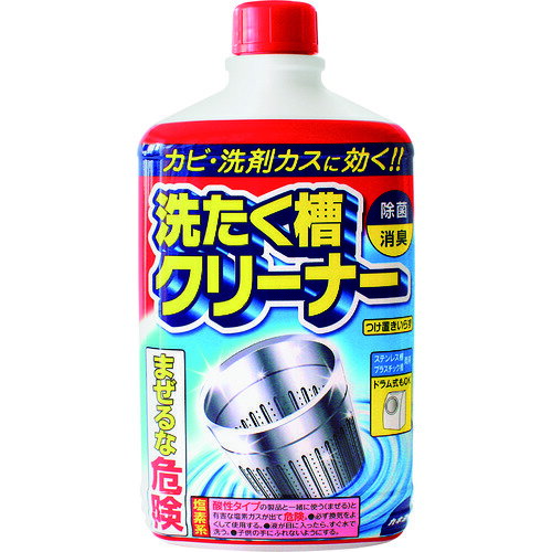 ●塩素系強力液体タイプ●液性：アルカリ性●成分：次亜塩素酸塩、界面活性剤、水酸化ナトリウム●塩素系強力液体タイプなので、すばやく汚れに浸透して、洗濯槽の裏側の隠れた汚れを根こそぎ落とします。●除菌・消臭効果で清潔な状態を保ち、ニオイもすっきり。※すべての菌を除菌するわけではありません。●洗たく槽の洗浄に。リニューアルに伴い、パッケージ・内容等予告なく変更する場合がございます。予めご了承ください。広告文責：楽天グループ株式会社050-5212-8316