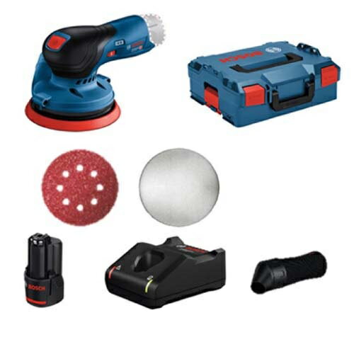 【Bosch（ボッシュ）】 10.8Vコードレスランダムアクションサンダー（3.0Ahバッテ...