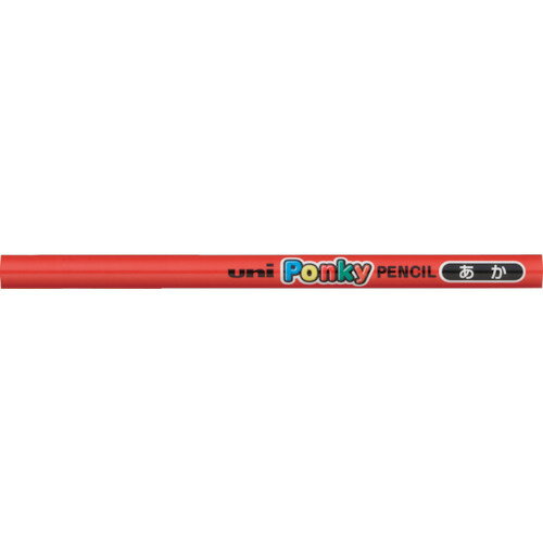 uni 色鉛筆ポンキー単色 赤　K800.15